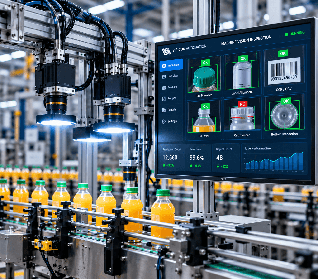 Machine Vision Systems engineering in operation