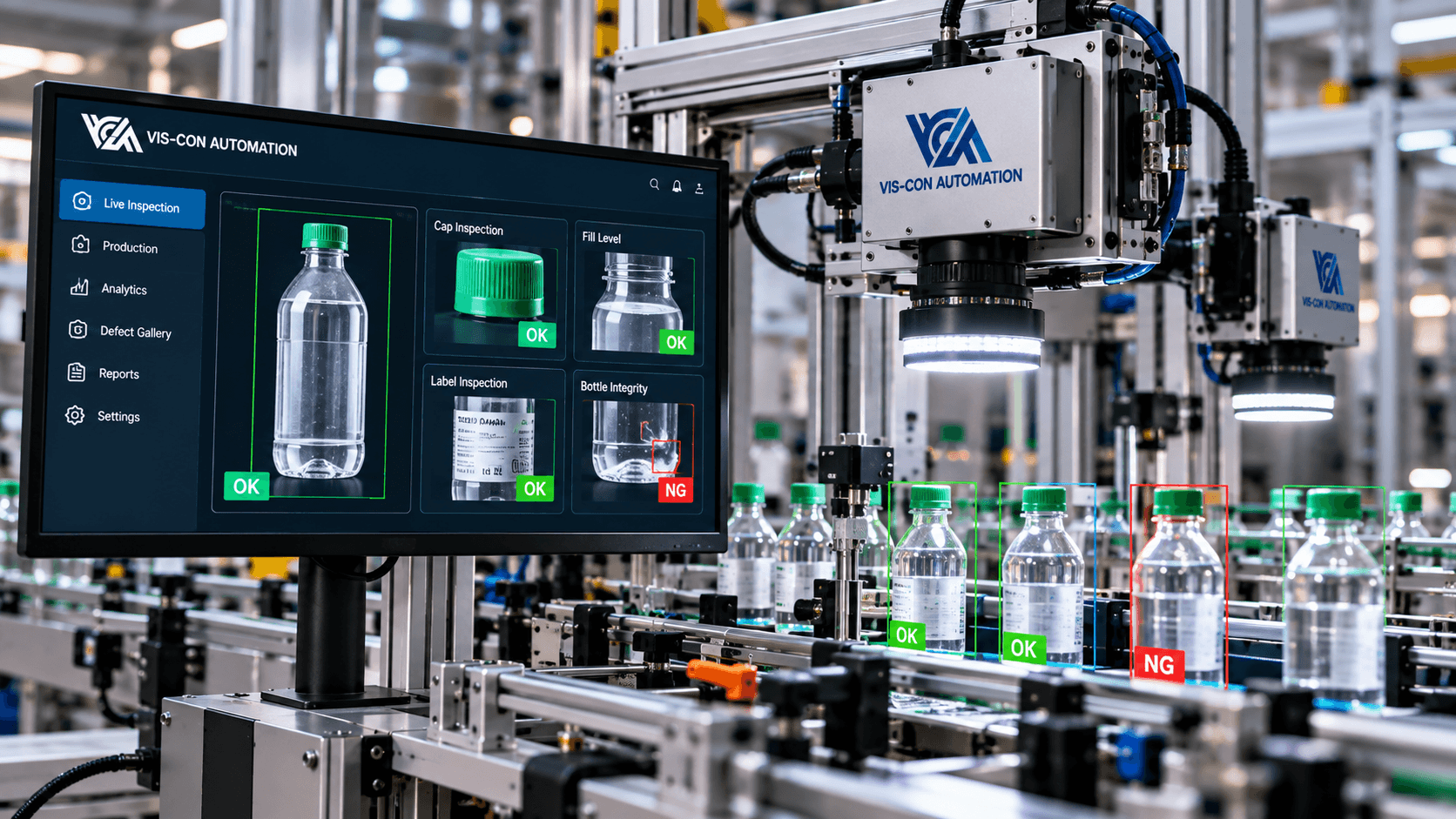 AI Vision Inspection Systems engineering in operation