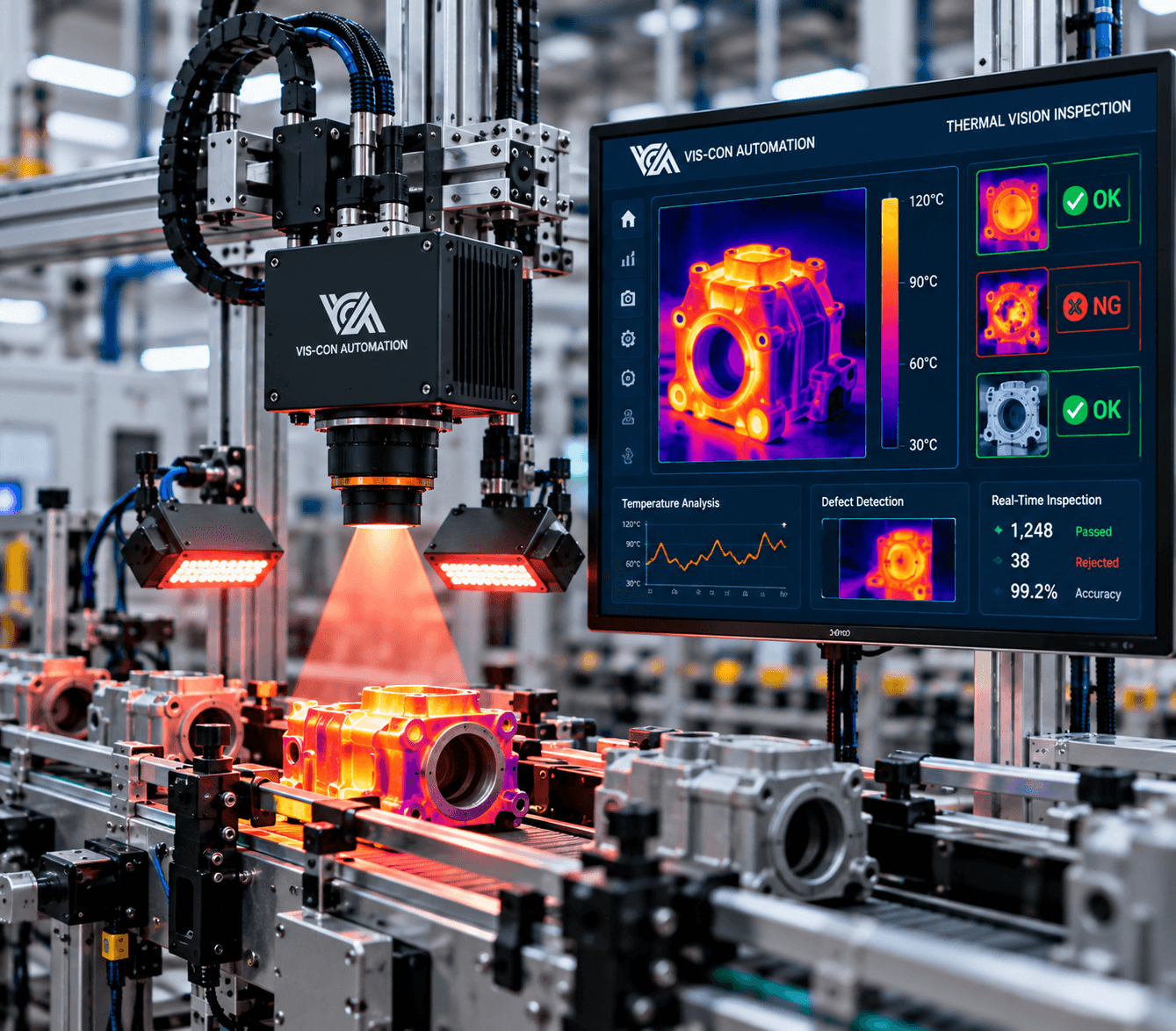 Thermal Vision Inspection Systems engineering in operation